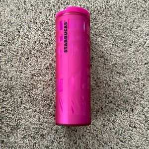 Pink Starbucks tumbler